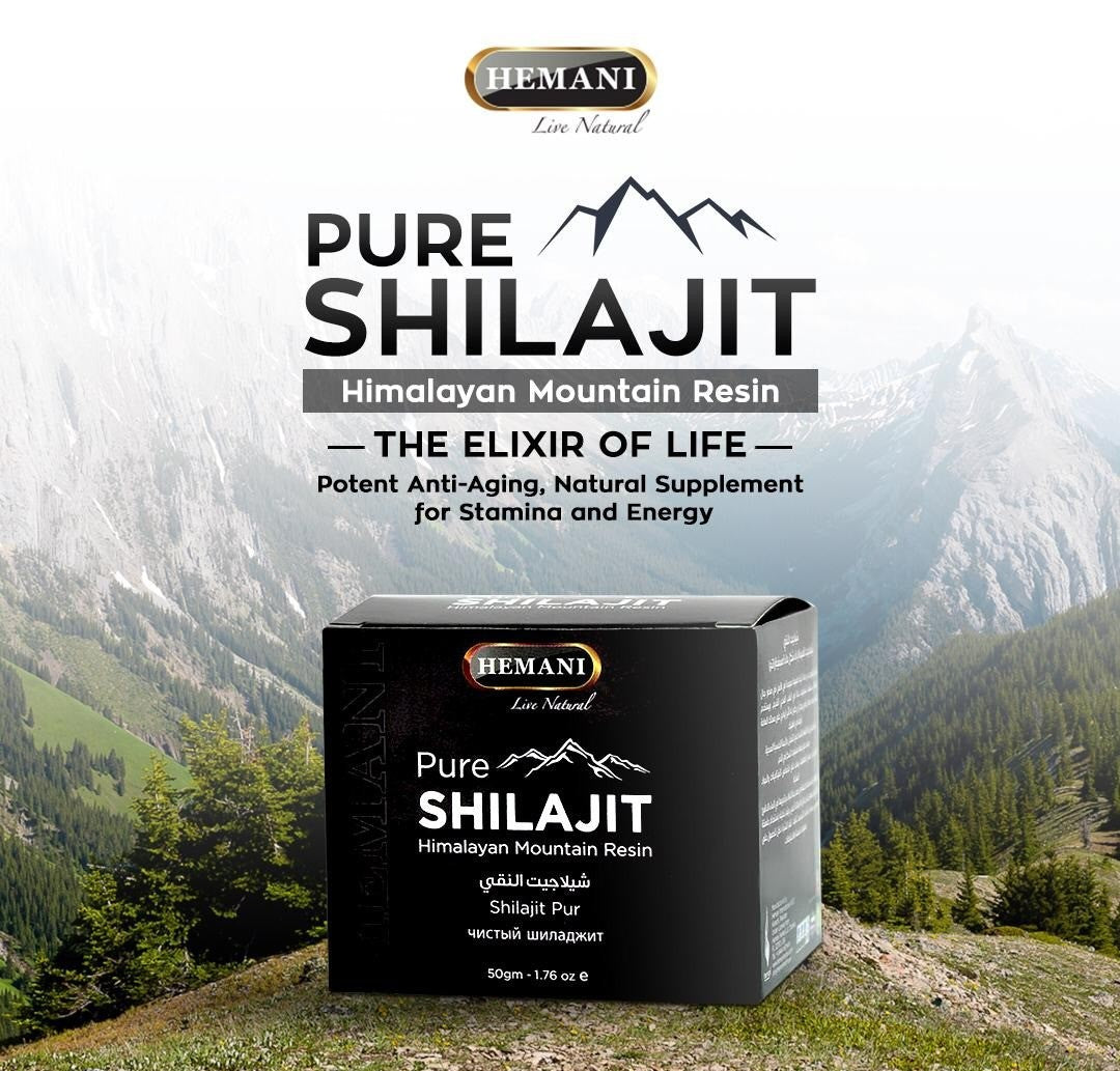 শিলাজিত - Hemani Pure Himalayan Shilajit Resin